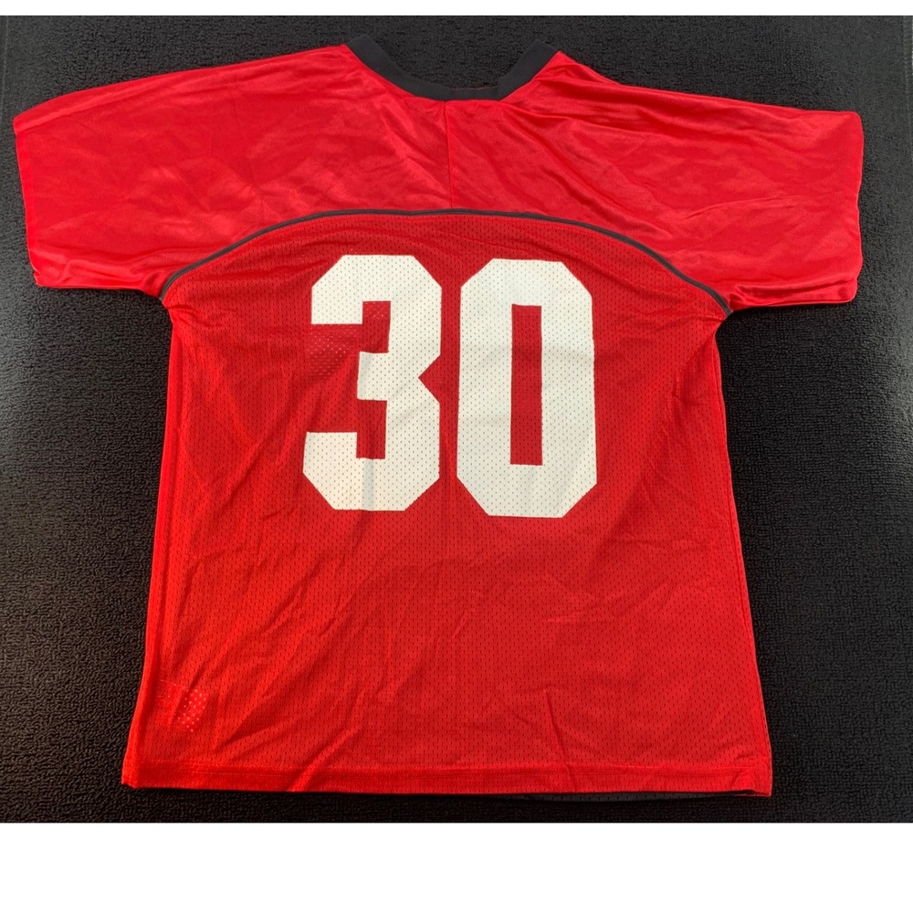 Alleson‎ Athletic East End Prowlers Football Jersey Number 30 Red Gray Adult S M
